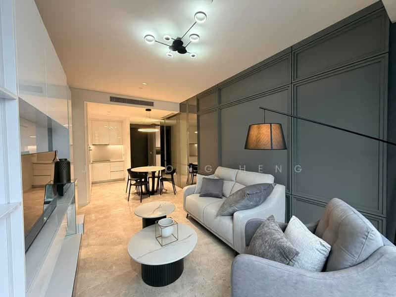 Kediaman Servis untuk Disewa di SO Sofitel Kuala Lumpur Residences - Jin Yong Heng - Living Room - PropertyGuru.com.my
