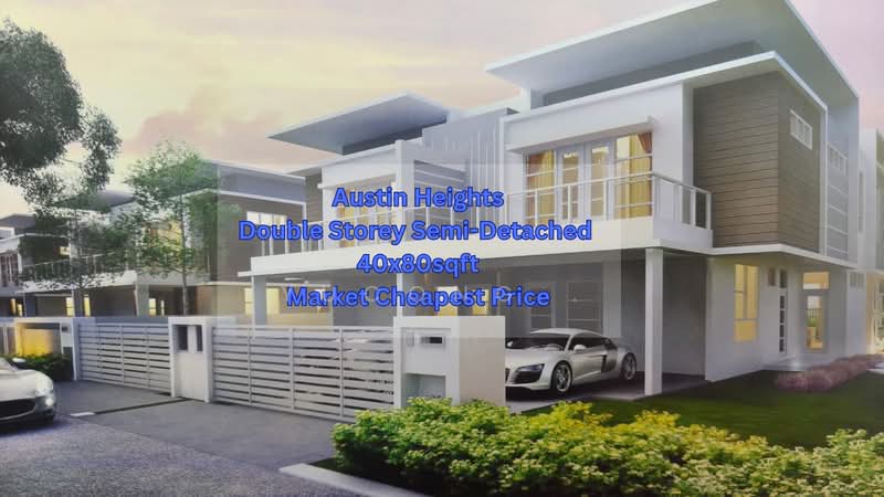 Semi-Detached House for Sale in Austin Heights (Tebrau) - Yucong . - Exterior - PropertyGuru.com.my