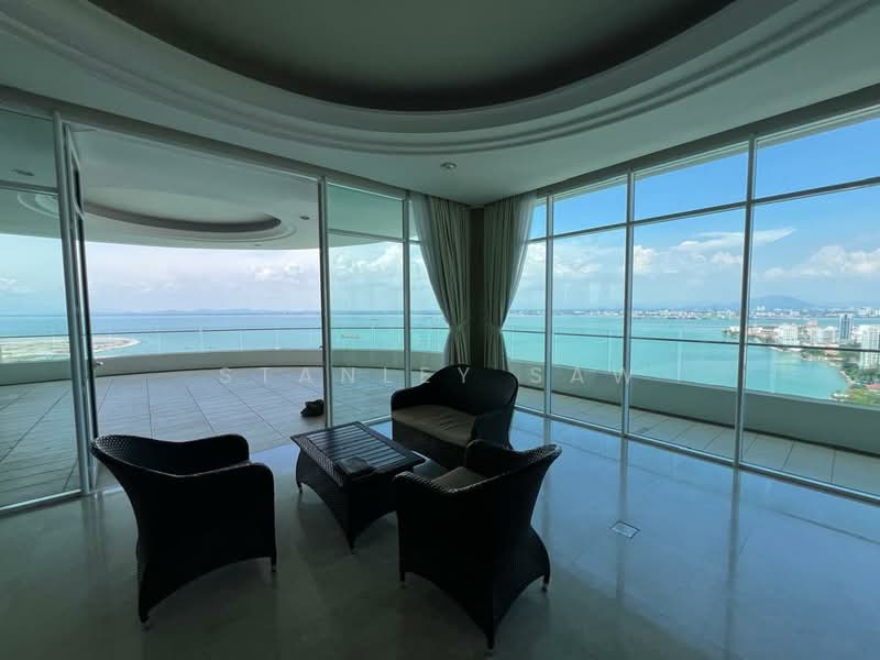 Kondominium untuk Disewa di 8 Gurney (The Shore Condominium) - Stanley Saw - Living Room - PropertyGuru.com.my