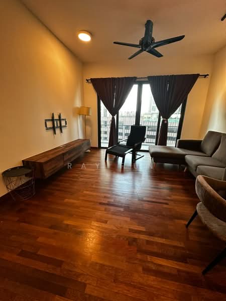 Servis Apartment untuk Disewa di The Tamarind - Ray Fun - Living Room - PropertyGuru.com.my