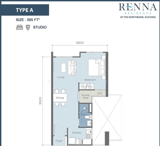 Kondominium untuk Disewa di Renna Residence @ The NorthBank - Alice Kon - PropertyGuru.com.my