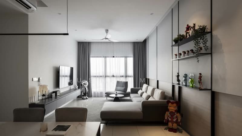 Servis Apartment untuk Dijual di Conezion Residences - Justin Mok - Living Room - PropertyGuru.com.my