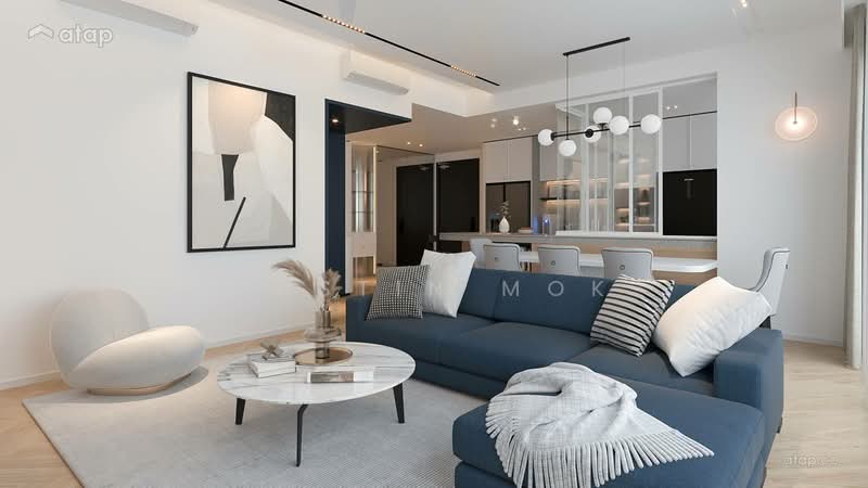 Servis Apartment untuk Dijual di Gems Residences - Justin Mok - Living Room - PropertyGuru.com.my