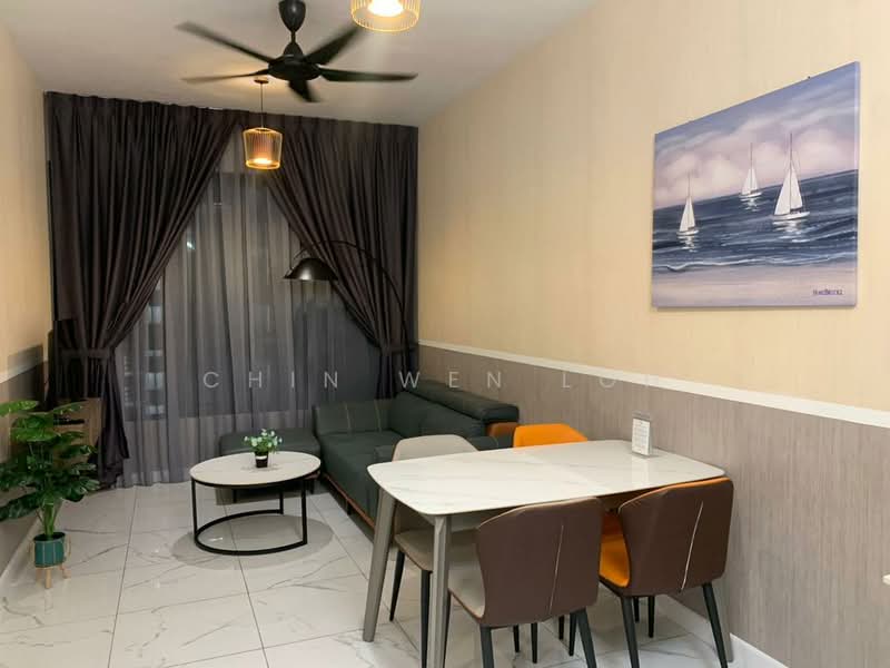 Servis Apartment untuk Disewa di Cubic Botanical - Chin Wen Loh - Living Room - PropertyGuru.com.my