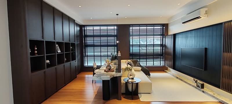 Rumah Berkembar untuk Dijual di Bandar Gamuda Cove (Dengkil) - Tank Tan - Living Room - PropertyGuru.com.my