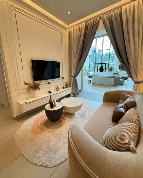 Service Residence for Sale at Permas Heights - Lynn Tee - Living Room - PropertyGuru.com.my