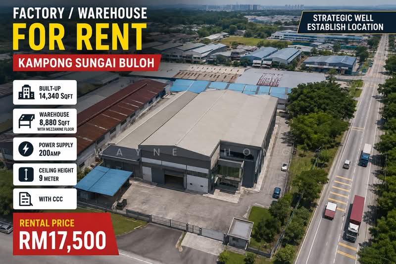 Kilang Berkembar untuk Dijual di Meru (Klang) - Wayne Chong - Exterior - PropertyGuru.com.my