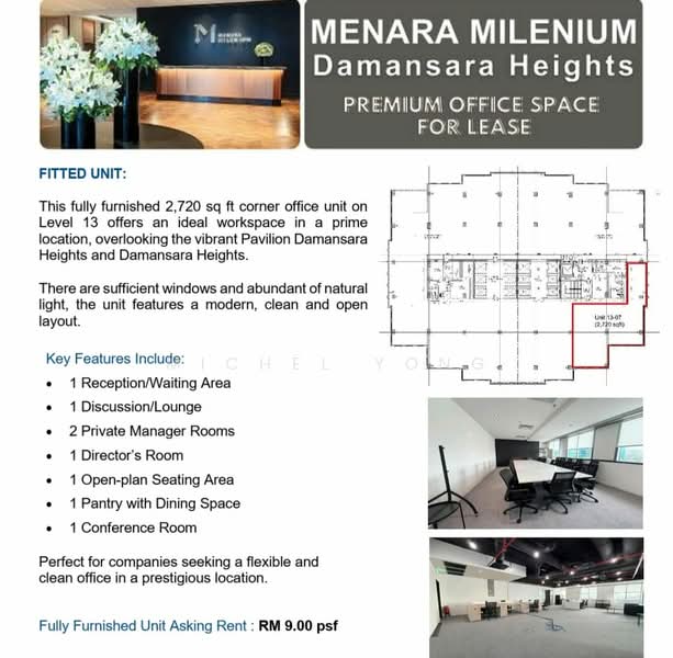 Pejabat untuk Disewa di Damansara Heights (Kuala Lumpur) - MICHEL YONG - Interior - PropertyGuru.com.my