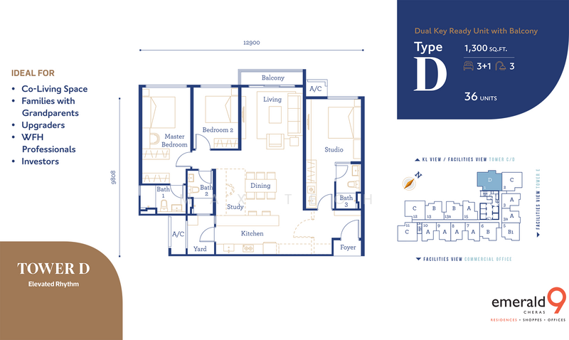 Service Residence for Sale at Emerald 9 - Max Teoh - PropertyGuru.com.my