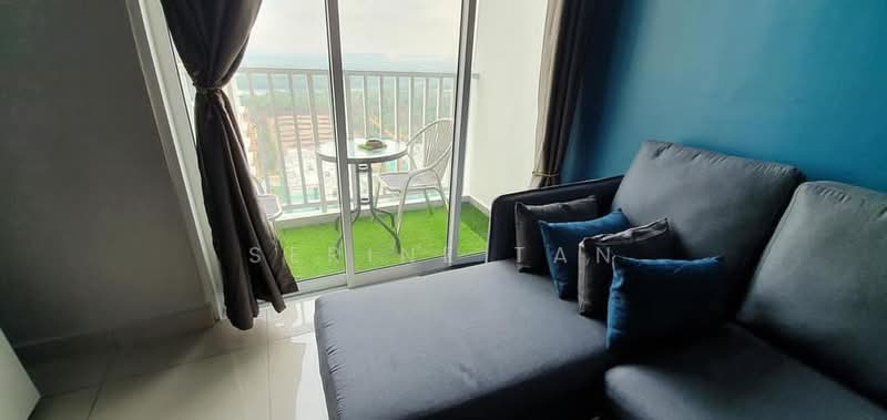 Service Residence for Rent at Twin Danga Residence - Serine Tan - Balcony - PropertyGuru.com.my