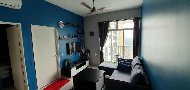 Service Residence for Rent at Twin Danga Residence - Serine Tan - Living Room - PropertyGuru.com.my