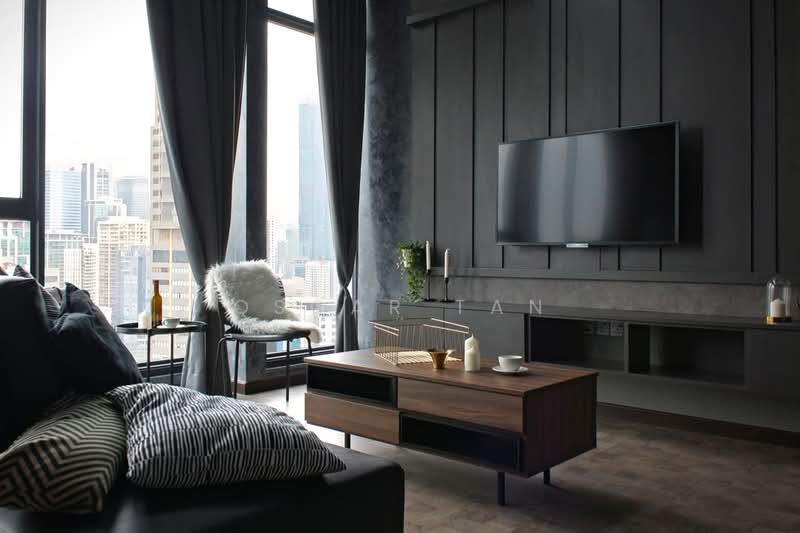 Service Residence for Rent at Expressionz Professional Suites - Oscar Tan - Living Room - PropertyGuru.com.my