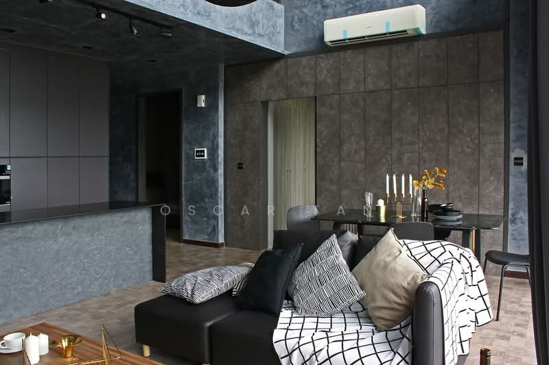 Servis Apartment untuk Dijual di Expressionz Professional Suites - Oscar Tan - Living Room - PropertyGuru.com.my