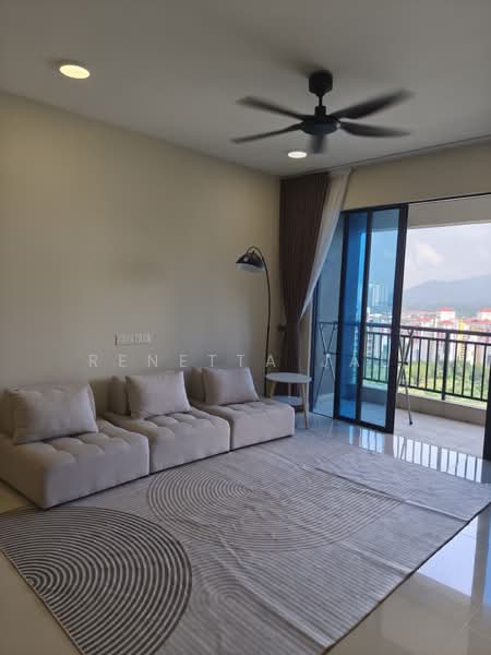 Servis Apartment untuk Disewa di Baron Residence @ Lake City - Renetta Jau - Living Room - PropertyGuru.com.my