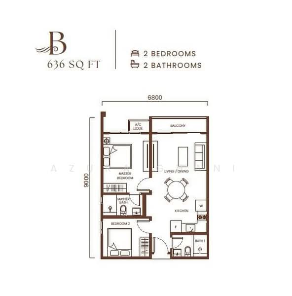 Apartment for Sale at Andabreeze Residences - Azura Ghani - PropertyGuru.com.my