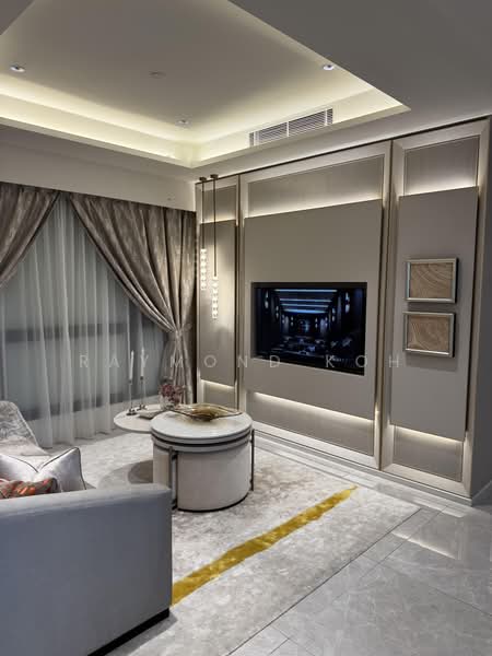 Servis Apartment untuk Dijual di Skyline Embassy - Raymond Koh - Living Room - PropertyGuru.com.my