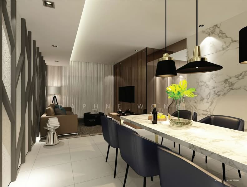 Kondominium untuk Dijual di The Address - Daphne Wong - Living Room - PropertyGuru.com.my