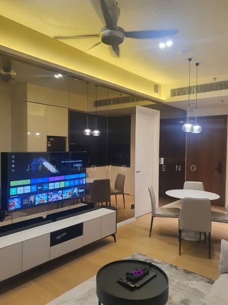 Service Residence for Sale at TRX Residences - Jin Yong Heng - Living Room - PropertyGuru.com.my