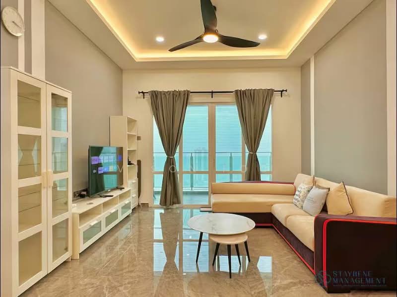 Kediaman Servis untuk Disewa di TriTower Residence @ Johor Bahru Sentral - Vison Foo - Living Room - PropertyGuru.com.my