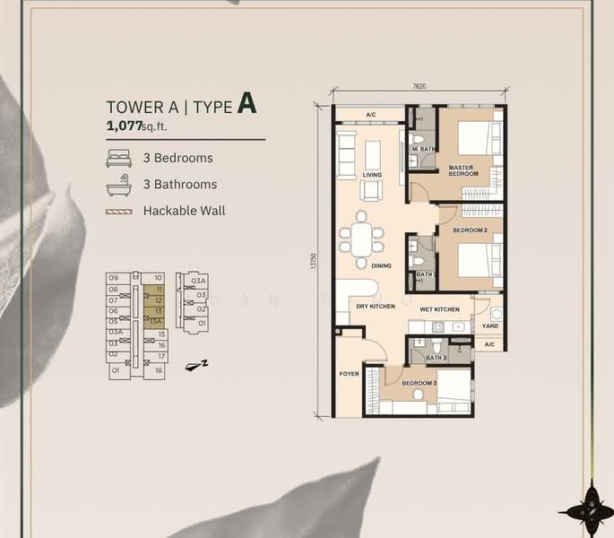Service Residence for Sale at Pinnacle Bukit Gambier - Yuan Ping - PropertyGuru.com.my