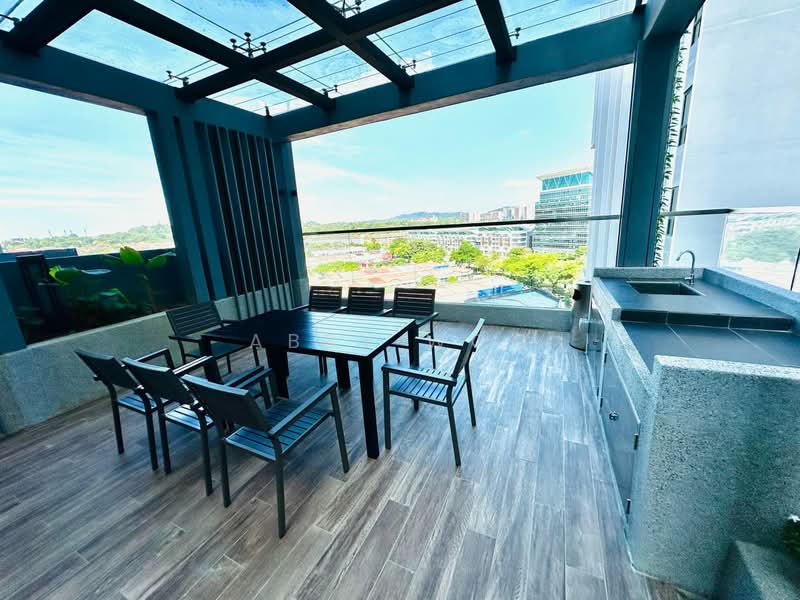 Service Residence for Rent at Dian Residency - Abby Woo - Balcony - PropertyGuru.com.my
