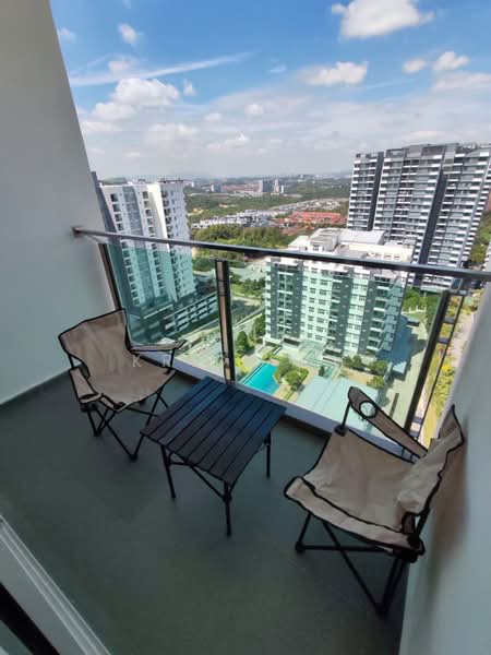 Kondominium untuk Disewa di Lavender Residences - Kris Soh - Balcony - PropertyGuru.com.my