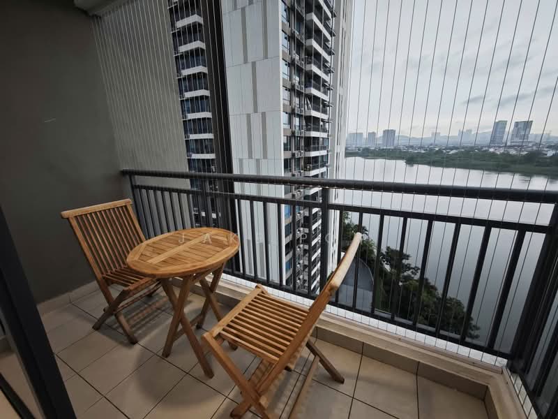 Servis Apartment untuk Disewa di Baron Residence @ Lake City - Jake Poh - Balcony - PropertyGuru.com.my