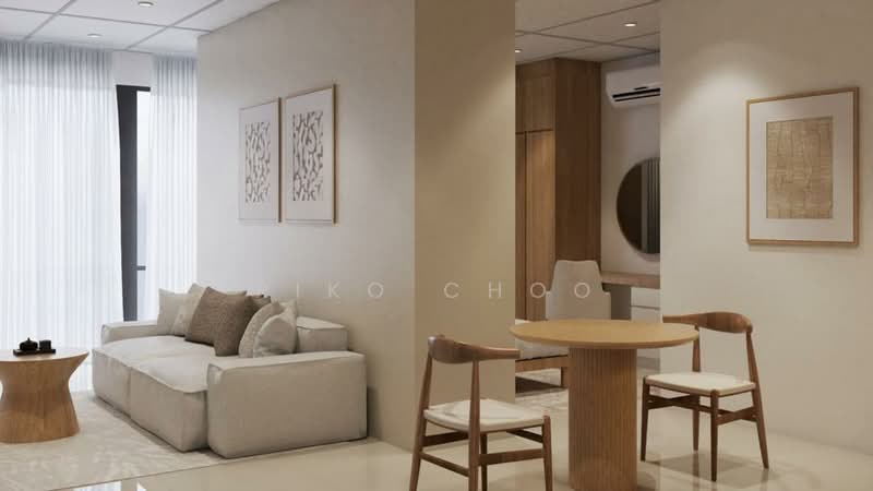 Service Residence for Rent at Edelweiss @ Tropicana Gardens - Riko Choo - Living Room - PropertyGuru.com.my