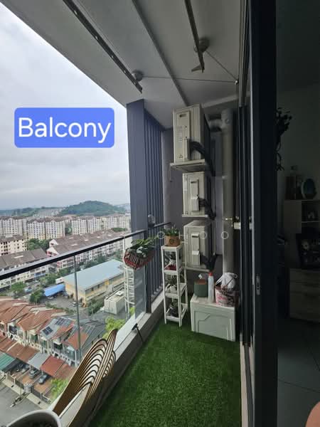 Service Residence for Sale at Akasa - Sky Choo - Balcony - PropertyGuru.com.my