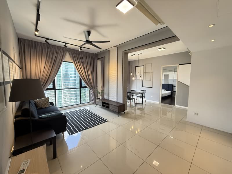 Servis Apartment untuk Disewa di NOVUM - TS Teh - Living Room - PropertyGuru.com.my