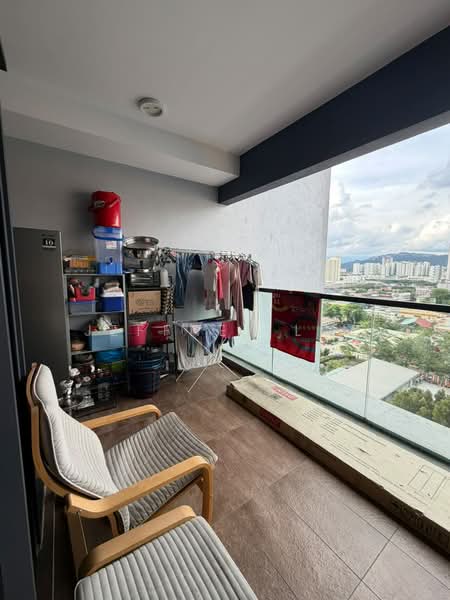 Kondominium untuk Dijual di Bennington Residences @ SkyArena - Jeffney Lim - Balcony - PropertyGuru.com.my