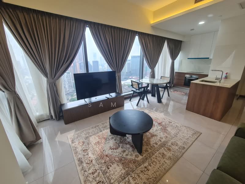 Kediaman Servis untuk Disewa di Core Residence @ TRX - Sam Ho - Living Room - PropertyGuru.com.my