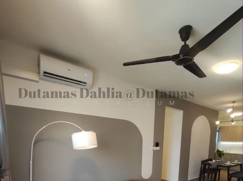 Condominium for Rent at Residensi Dutamas Dahlia - Crystal Lum - Living Room - PropertyGuru.com.my
