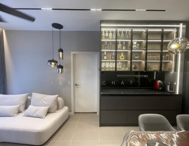 Kediaman Servis untuk Dijual di The Rosewoodz @ Bukit Jalil - Jason Chat - Living Room - PropertyGuru.com.my