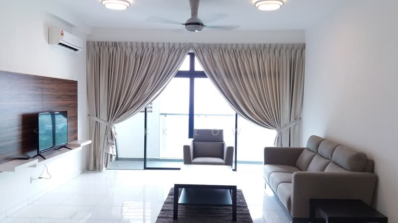 Service Residence for Rent at Sky Loft Premium Suites - KK Low - Living Room - PropertyGuru.com.my