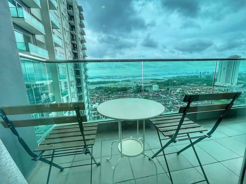 Service Residence for Sale at D'carlton (Residensi Seri Mega) - Wen Chung Ling - Balcony - PropertyGuru.com.my