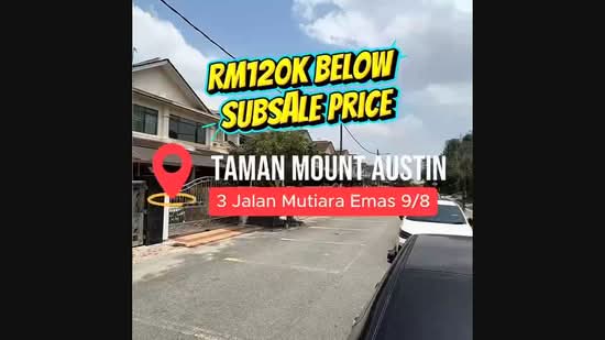 Semi-Detached House for Sale in Taman Mount Austin (Tebrau) - Jeffery Loi - PropertyGuru.com.my