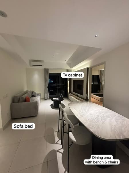 Servis Apartment untuk Disewa di The Atrium - Mk Wong - Living Room - PropertyGuru.com.my