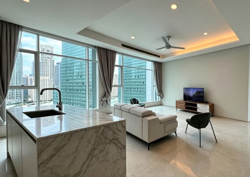 Service Residence for Rent at Quadro Residences - Sam Ho - Living Room - PropertyGuru.com.my