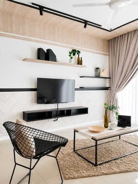 Kondominium untuk Disewa di Anjali North Kiara - TC Hoo - Living Room - PropertyGuru.com.my