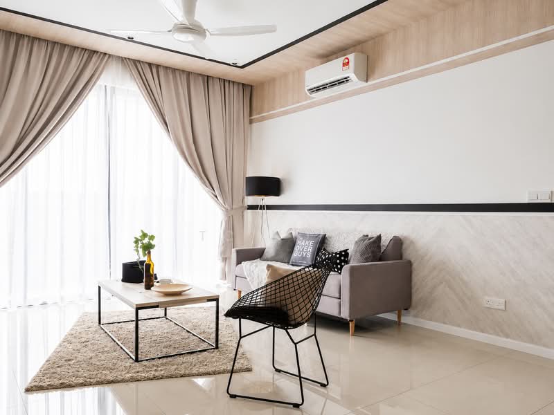 Kondominium untuk Disewa di Anjali North Kiara - TC Hoo - Living Room - PropertyGuru.com.my