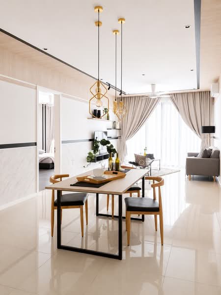 Kondominium untuk Disewa di Anjali North Kiara - TC Hoo - Living Room - PropertyGuru.com.my