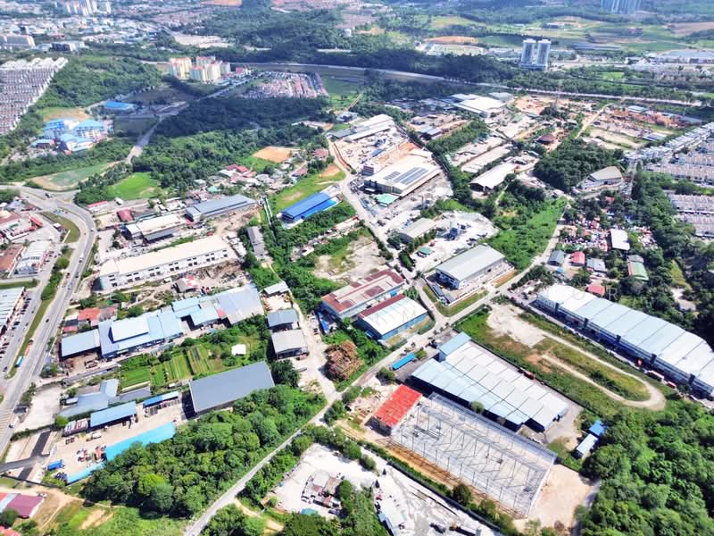 Tanah Perindustrian untuk Dijual di Taman Perindustrian Meranti (Puchong) - Herman Sazwan Nor Rahim - Drone - PropertyGuru.com.my