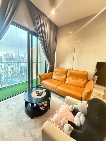 Service Residence for Sale at Lucentia Residences - Serene Lai - Living Room - PropertyGuru.com.my