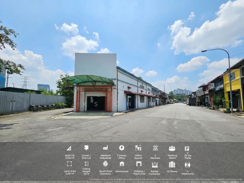 Terrace Factory for Sale in Bandar Sri Damansara (Selangor) - KS Chen - Exterior - PropertyGuru.com.my