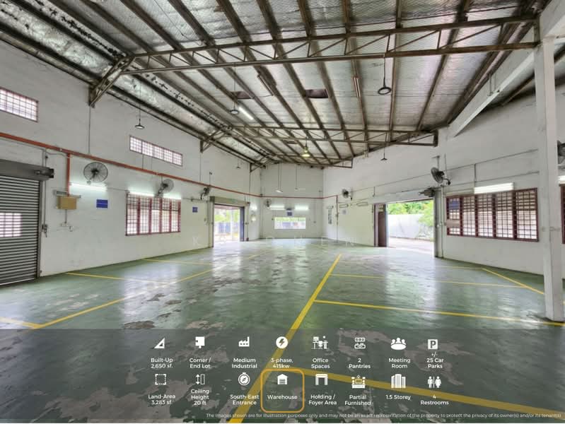 Terrace Factory for Sale in Bandar Sri Damansara (Selangor) - KS Chen - Entrance - PropertyGuru.com.my
