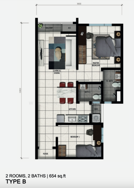 Service Residence for Sale at Arcadia - Winnie Yee - PropertyGuru.com.my