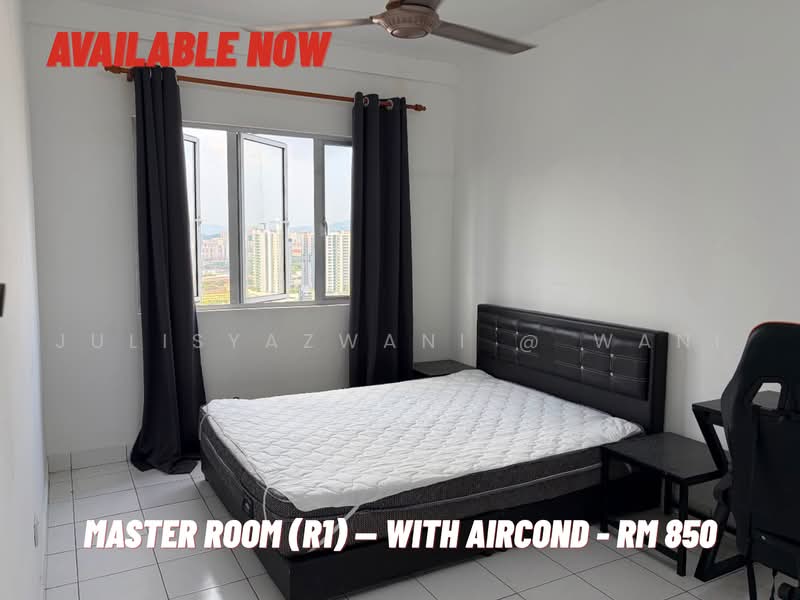 Pangsapuri untuk Disewa di Lily Apartment @ Kuchai Lama - Julisyazwani @ Wani - Master Bedroom - PropertyGuru.com.my