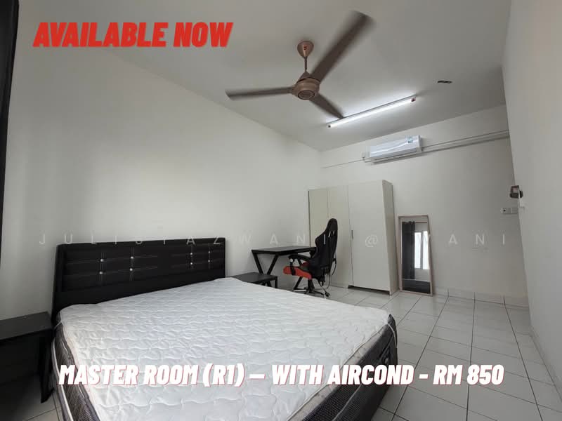 Pangsapuri untuk Disewa di Lily Apartment @ Kuchai Lama - Julisyazwani @ Wani - Master Bedroom - PropertyGuru.com.my