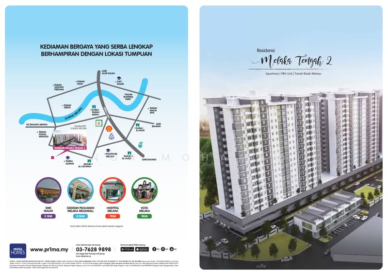 Apartment for Sale at Residensi Melaka Tengah 2 - Nor Mohamad - Exterior - PropertyGuru.com.my